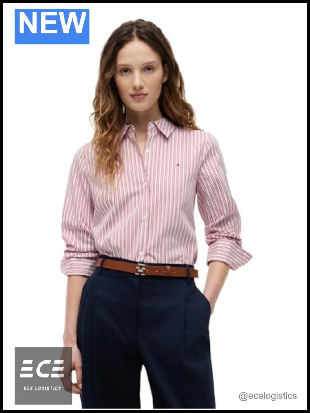 Women's 100% Cotton Long Sleeve Button Down Shirt Regular Fit